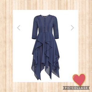 BCBG Maxazria Jovita Asymmetrical Dress XS